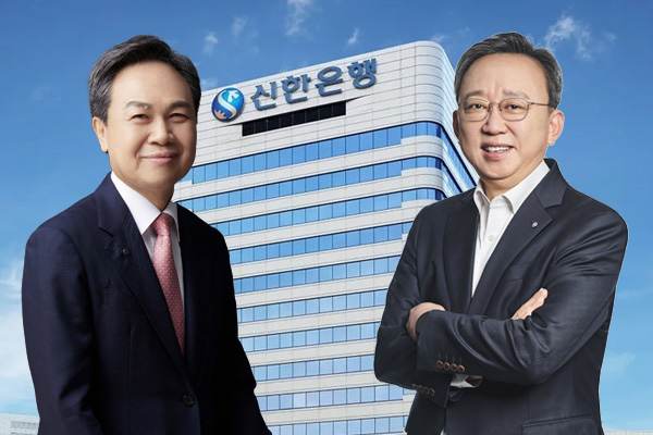 신한금융 회장 레이스 진옥동 독주지만, 신한은행 성과 낸 정상혁 있어 경쟁구도 갖춰져  